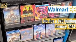 Blu-Ray and DVD Hunting at Walmart! (January 2024)