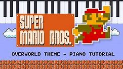 Super Mario Overworld Theme - Simplified Piano Tutorial - Hoffman Academy
