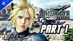 Final Fantasy 7 Rebirth - Gameplay Walkthrough Part 1 (PS5) FF7 Rebirth Full Game