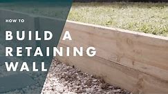 How To Build Retaining Wall - Bunnings Warehouse