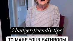 Mary is back with more home safety tips - this time for the bathroom 🛁 After getting a knee replacement, Mary needed to retro-fit her bathroom so that it was more comfortable for her to navigate. Here’s what she did: ➡️ 1. Added a transfer bench to her bathtub 🛁 2. Added 2 grab bars and a flexible shower head to the shower 🚽 3. Added a handrail next to the toilet as well as an elevated riser. She got all of these items at Lowe’s and then had them professionally installed. Even if your space h