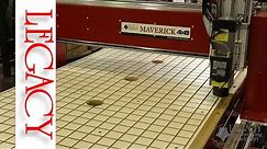 4x8 CNC Router - 2020 Maverick Frame Design and Vacuum Table - Legacy CNC Woodworking Machinery