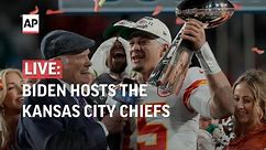 LIVE | Biden hosts Super Bowl champions Kansas City Chiefs at the White House