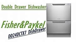 Double Drawer Dishwasher | Fisher and Paykel DD24DCTX7 Dishwasher