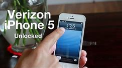 Verizon iPhone 5 GSM Unlocked - works with AT&T, etc.