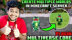Multiverse Core Minecraft Plugin Tutorial | How To Create Multiple Worlds On Your Minecraft Server