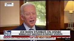 Joe Biden stumbles on MSNBC