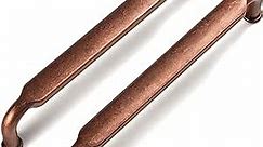 Goo-Ki 6 Pack 5 in (128mm) Hole Center Cabinet Pulls Antique Copper Zinc Alloy Kitchen Drawer Pulls Drawer Handles 5.4 Inch Length 2202-AC-128
