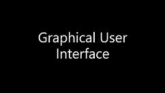 Graphical User Interface Sign