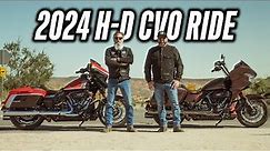We Rode the 2024 Harley-Davidson CVO's! Ride, Specs, Review with 2LaneLife
