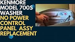 147 - Everyday Home Repairs | Kenmore 700 Washer Won’t Turn On | Control Panel Assy Replacement ￼