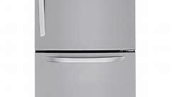 LG 26 Cu. Ft. PrintProof Stainless Steel Bottom Freezer Refrigerator - LRDCS2603S