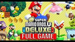 NEW SUPER MARIO BROS U DELUXE Full Gameplay Walkthrough 100% (New Super Mario Bros. U Deluxe)