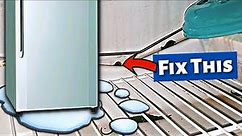 Refrigerator Leaking Water, This Is How To Fix It!!