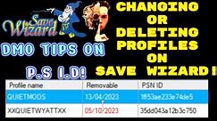 Save Wizard DMO ~ How To Register and Delete Profiles to Match PS ID! 🫡✅