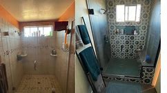Before, During & After video inside one of our bathroom shower remodels locally in San Diego. #bathroom #remodeling | Beyond Natural Build