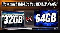 32GB vs 64GB RAM M1 Max MacBook - EXTREME Multitasking RAM Test!