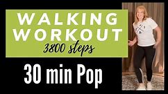 30 min Pop Walking Workout | 3800 steps to Top 40 Music, easy to follow Exercise