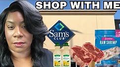 Come 🛒 with me at Sam’s Club / Grocery Haul with prices/ Getting frozen foods and Laundry Supplies