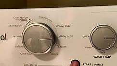 Whirlpool washer diagnostic test for error codes | whirlpool