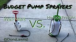 Budget Pump Sprayers: Wal-Mart vs Harbor Freight