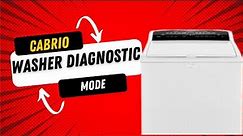 "Whirpool Cabrio Washer repair Diagnostic mode" Simple instructions.