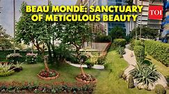 Beau Monde's podium garden: Where tranquillity meets diligence in pursuit of perfection