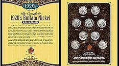 American Coin Treasures Complete 1920's Buffalo Nickel Collection