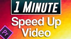 How to Speed Up Video in Premiere Pro
