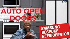 top appliance on the market Samsung Bespoke refrigerator w/ auto doors