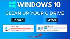 How to Clean Up C Drive in Windows | Free up Disk space on Windows | Best way to clean up C Drive