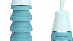 17oz Collapsible Water Bottle for Traveling | Reusable & Leak-Proof | Sea Glass