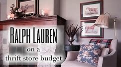 Fall Living Room Clean + Decorate Ralph Lauren Inspired