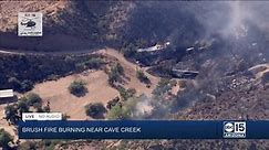 Fire crews battling 450-acre 'Sears Fire' near Cave Creek