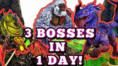 How to Conquer 3 Bosses in Just 1 Day ark survival evolved