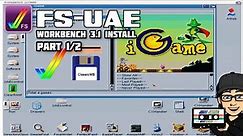 FS-UAE Emulator Workbench Install Guide Part 1/2 #fsuae #commodoreamiga #emulator