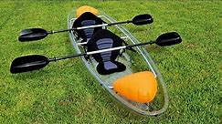 Genuine Crystal Kayak,Clear Commercial Grade Double Riders,Transparent Hybrid Kayak,Canoe,Family fun