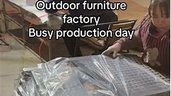 We are a professional outdoor furniture .garden furniture factory #professional #delivery #furnituremaking #makeup #table #foryou