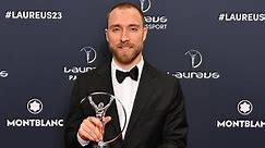 Manchester United's Christian Eriksen wins Laureus Comeback of the Year award and says 'life is very good' - Football video - Eurosport