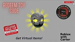 How to Redeem Toy Code in Roblox. (Get free items)