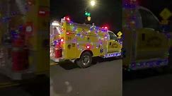 Fire trucks on Christmas Parade!￼