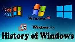 History of Windows (Windows 1.0 - Windows 10)