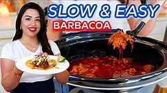 How to make Mexican Homemade Slow cooker Barbacoa Recipe & SALSA VERDE Cole Slaw TACOS & BBQ Slidder