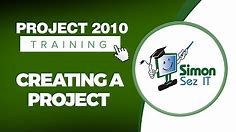 Microsoft Project 2010 Video Training Tutorial - Creating a Project