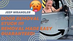 Jeep Wrangler, Gladiator Door Removal | Stuck? Easy Fix Step by Step Removal for the DIY!