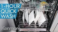 1 Hour Quick Wash - Kenmore Elite ULTRA WASH® Dishwasher