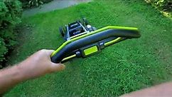 Ryobi 20-inch push mower 40v Contractor review. Putting it to the test. no unboxing BS