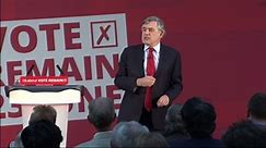 Gordon Brown: We need to lead not leave Europe