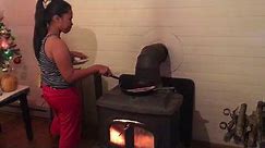 Cooking On A Cast Iron Wood Stove