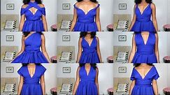 How to Make an Infinity/Convertible Dress: DIY Tutorial + 9 Ways to Wear It